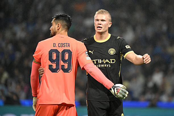 C1 l&agrave; s&acirc;n khấu y&ecirc;u th&iacute;ch của Erling Haaland. Ảnh: Zed Jameson/Getty Images.