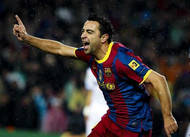 Xavi đ&atilde; trở lại rực rỡ sau chấn thương. Ảnh: Barcelona.